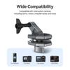 TELESIN Action Camera Motorcycle Windshield Clamp Mount Holder For Gopro Insta360 DJI Action Camera Accessories POV Shoot