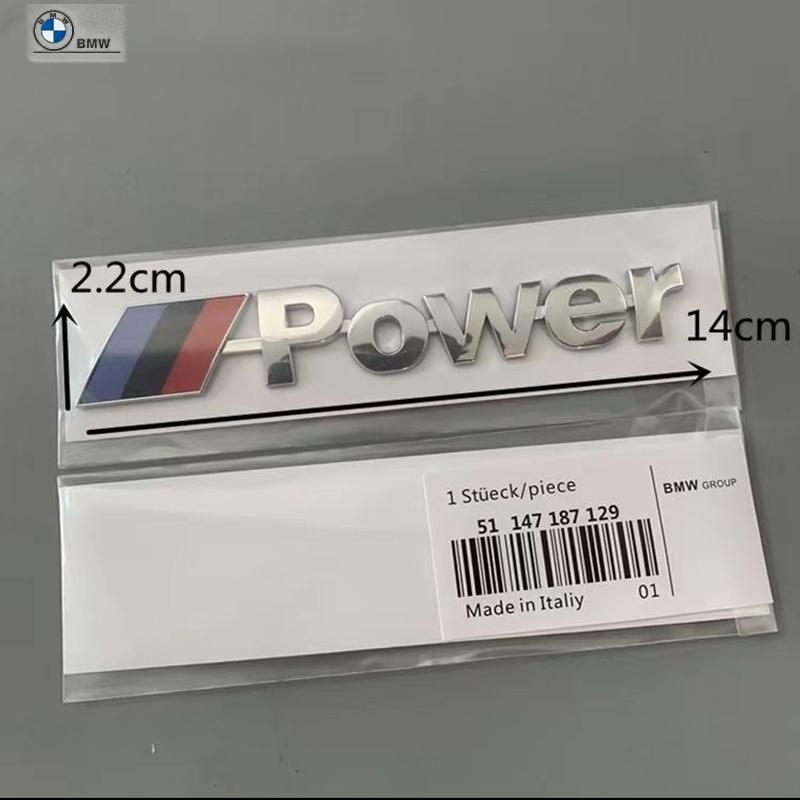 RLEB2 1PCS Car Shield Body Trunk Stickers 3D Metal Emblem Decal For BMW M Power E28 E30 E34 E46 E60 E90 F84 M3 M5 X4 X6 1 3 5 6 Series