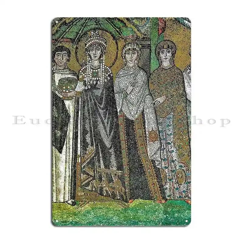 Theodora Empress Of The Byzantine Empire Metal Signs Design Mural Design Party Design Pub Tin Sign Poster 20x30cm(7.8x11.8inch)