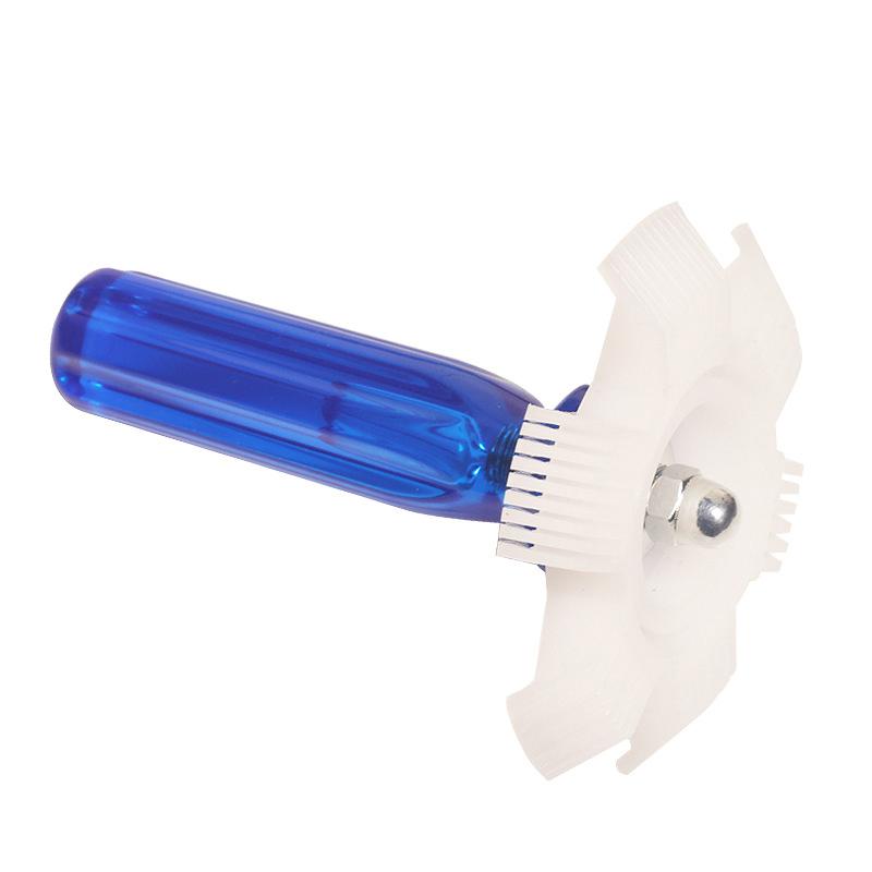  Pettine universale per riparazione alette radiatore auto Pettine condensatore aria condizionata Spazzola pulizia AC Strumenti pulizia sistema raffreddamento auto