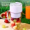 Portable Integrated Electric Juicer Fruit Milkshake Blender With Straw Electric Juicer Cup Food Processing Mixing Tool