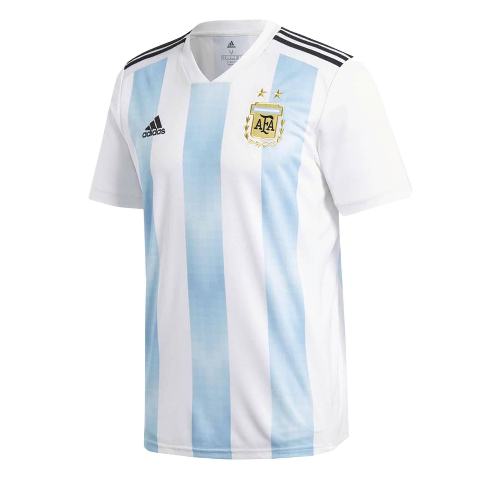 adidas Argentina Home 2018 Blue White Fan Edition Blue White Men s BQ9324 M