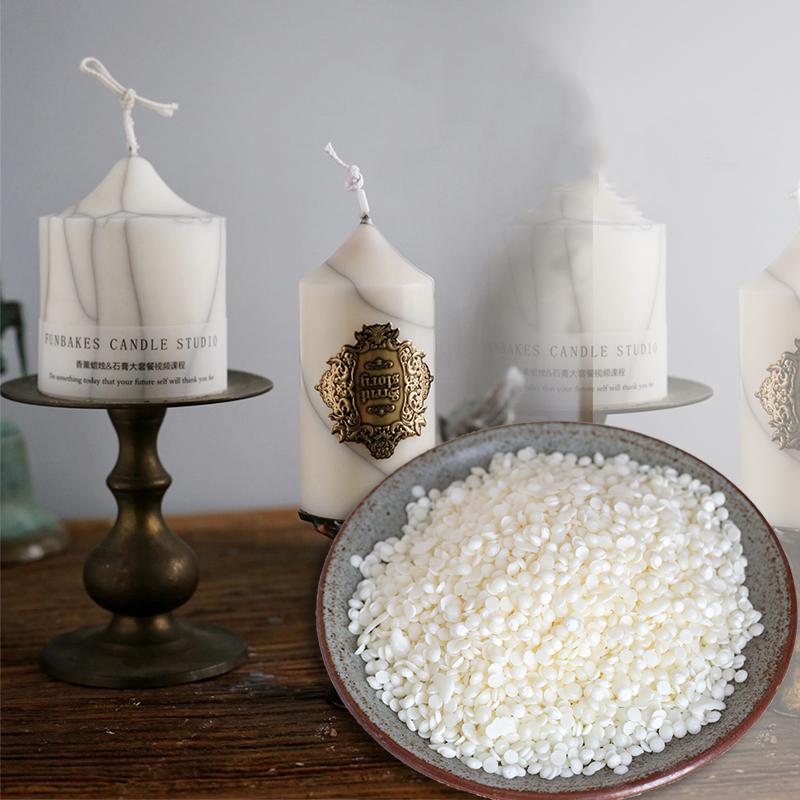 Natural Soy Wax for DIY Handmade Candles Crafts 100% Additive-Free Scented Candle Raw Material Making