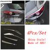 For Mazda CX-8 KG CX8 2017 -  Front Head Light Eyebrow Window Sequin Wiper Rearview Mirror Bumper Fog Cover Trim Accessories