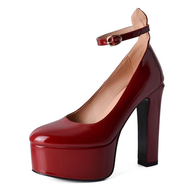 

Женские туфли-лодочки на высокой платформе и высоком каблуке 2025 Сексуальные Роскошные Красные Розовые Зеленые Желтые Телесные На каблуке Вечерние Свадебные Туфли для Леди 34 вино красного