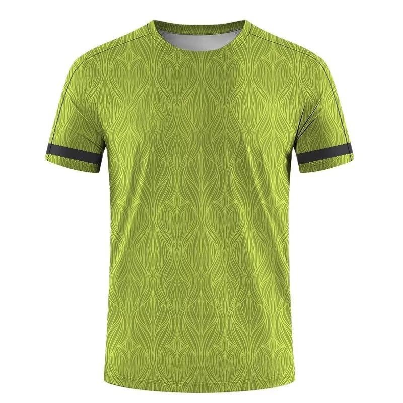Einfache Mode Sport T-Shirts für Herren Sommer Outdoor Kurzarm Bedruckte T-Shirts Lässig Locker Laufen Fitness T-Shirts Oberteile