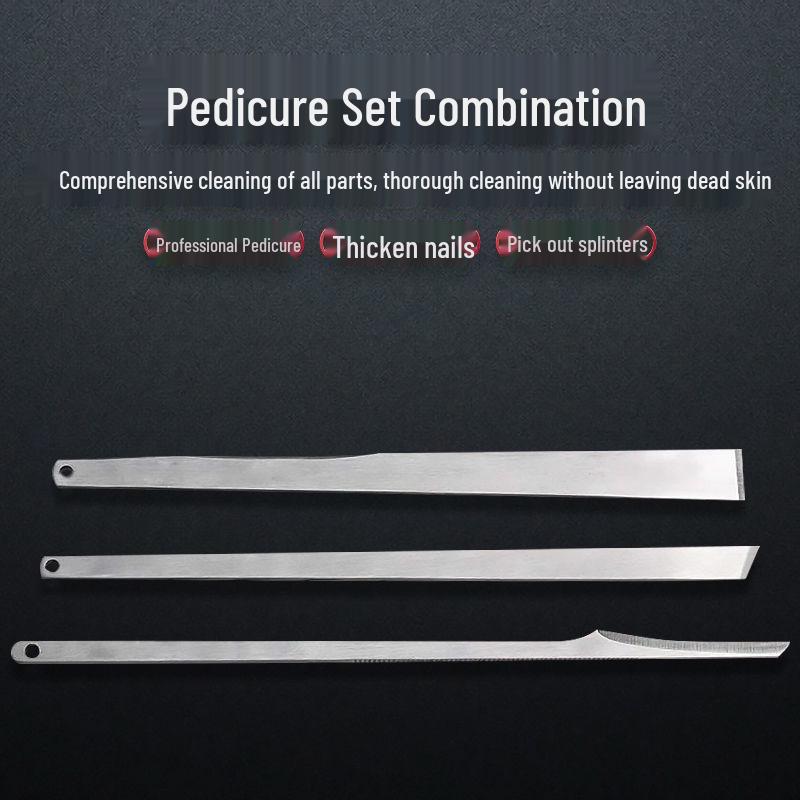 

Набор педикюрных ножей Янчжоу: Набор из 3 предметов для ухода за вросшими, утолщенными ногтями на ногах и онихомикозом