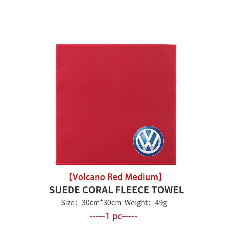 Super Absorbent Car Drying Towel Coral Velvet Cleaning Cloth For Volkswagen VW Scirocco Passat Polo B5 B6 B7 CC Tiguan Sharan