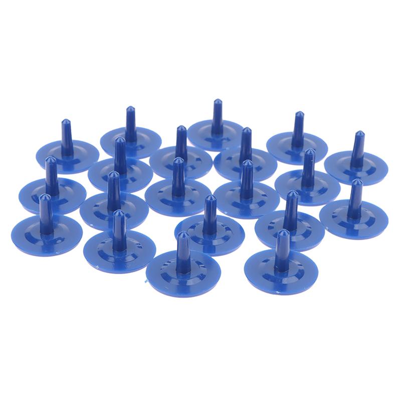 20 Stück Tragbare Runde Kunststoff Golfball Positionsmarkierer Ausrüstung Für Golfer Sortierte Farbe Golfballmarkierung