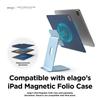 Elago Magnetic Stand for iPad iPad and Other Features a Powerful Magnetic Aluminum and a Design with Cable Simple and Stylish Aluminum with iPad iPad