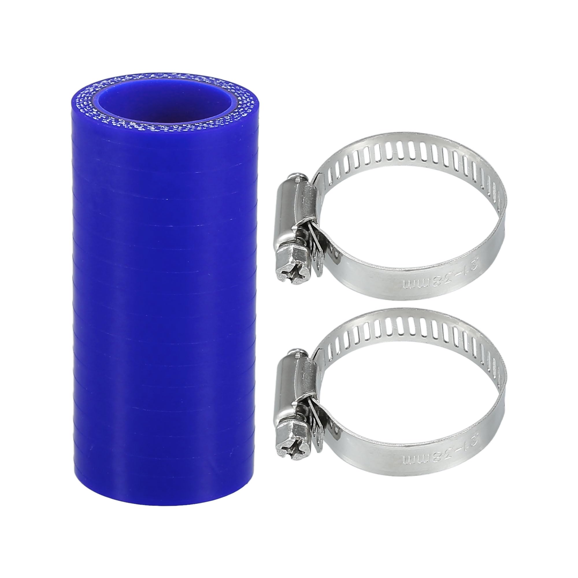 

X AUTOHAUX Silicone Hose Silicone Tube with Hose Band Intercooler Turbo Intake Rajeter Hose Inner diameter 25mm синій