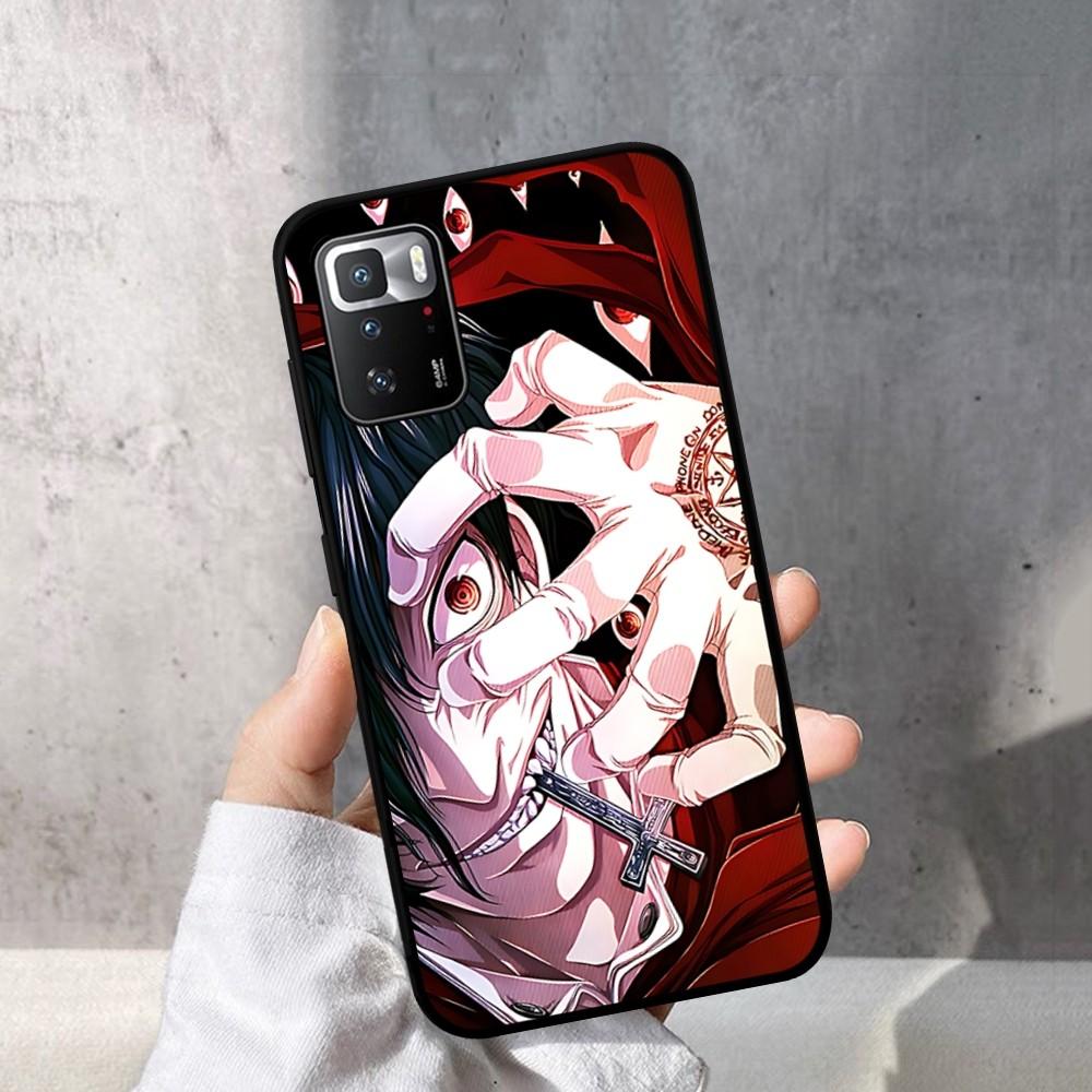 Alucard Hellsing Anime Phone Case For Redmi Note 4 X 5 A 6 7 8 T 9 9S 10 11 11S 11Epro Poco M3 Pro