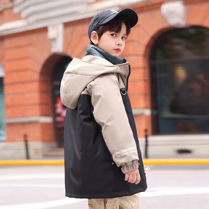 

Детский повседневный пуховик, зимнее теплое пальто для мальчиков
