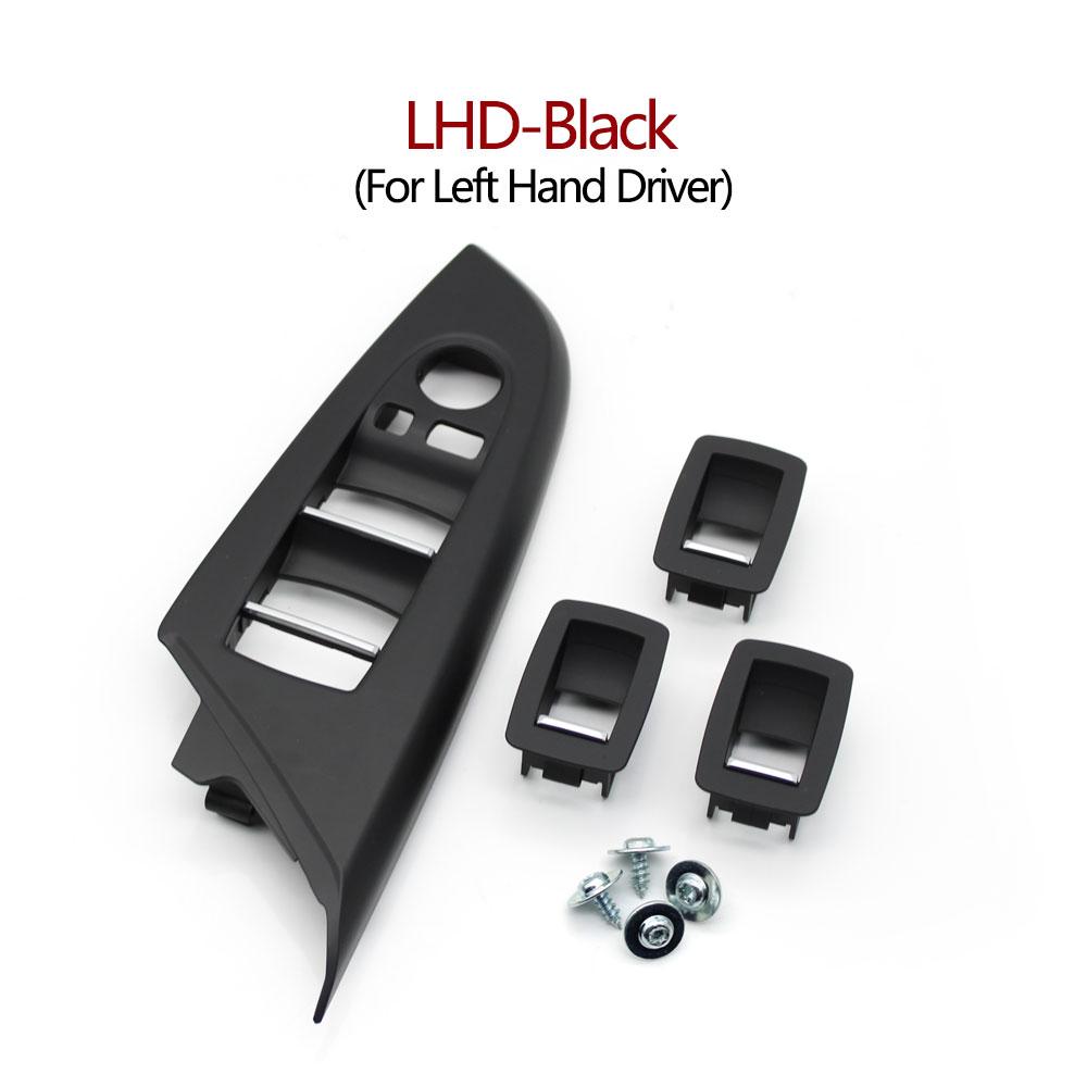 LHD RHD Car Interior Front Rear Door Window Lifting Switch Cover Trim Decoration Outer Frame Replace For BMW X3 F25 2011-2017