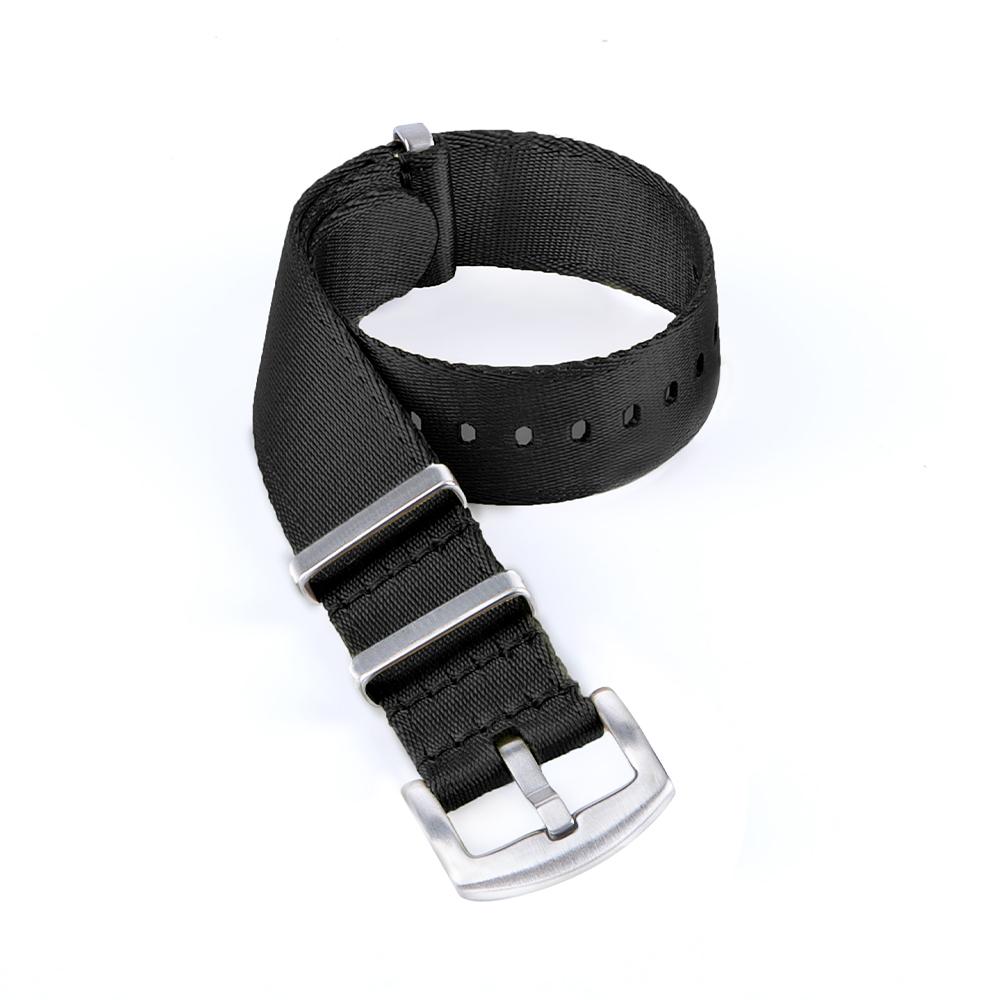 Nailono drobės laikrodžio dirželis 20mm 22mm for Omega 007 Karinis Sportinis Apyrankė Didelio Tankio Austa Juosta Vyrams Moterims Apyrankė for Seiko 5