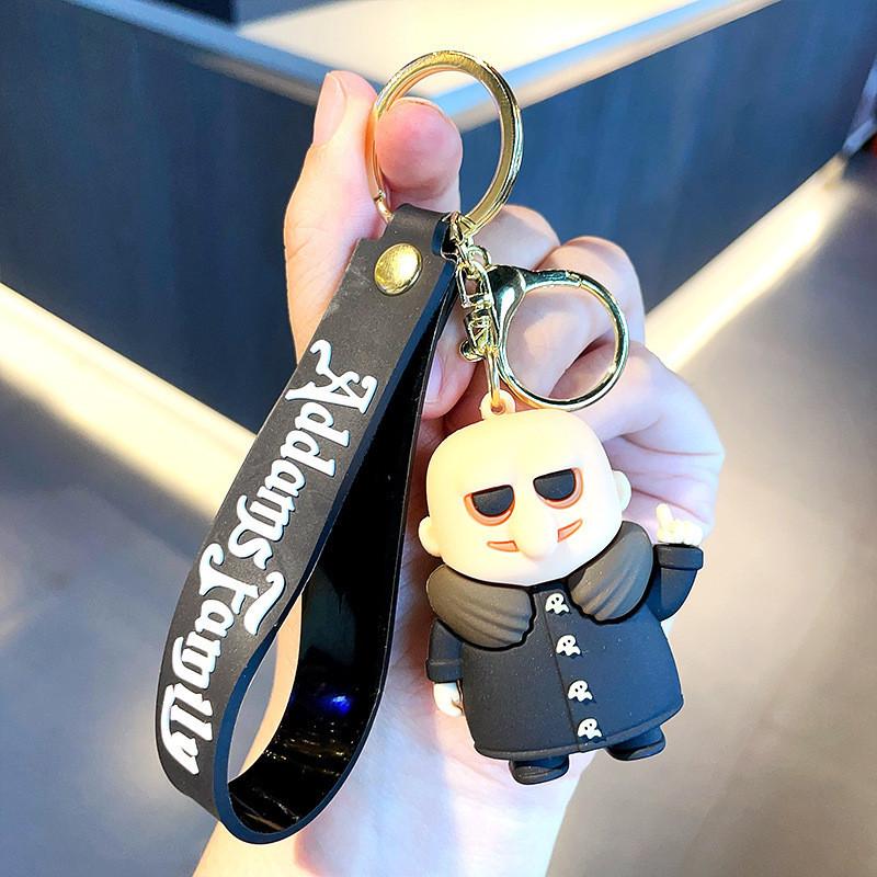 

Коллекционный брелок «Семейка Аддамс» из силикона, идеально подходящий для Хэллоуина и многого другого Uncle