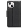 HANMAN Mill Series for iPhone 15 Shockproof Shell Wallet PU Leather Stand Cover Mobile Phone Case