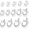 Black Sharp Barbed Fish Hooks with Durable High-Carbon Steel Material Suitable for Saltwater Freshwater