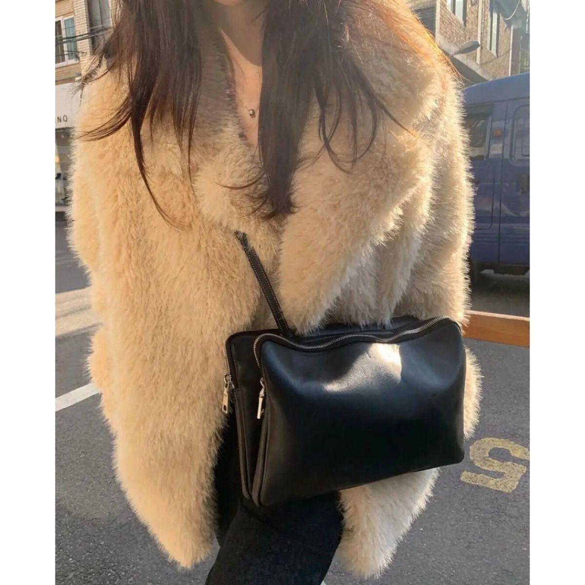 Xiulin s new bag, Korean niche design, women s bag, twin bag, new Korean simple crossbody bag, versatile shoulder чёрный