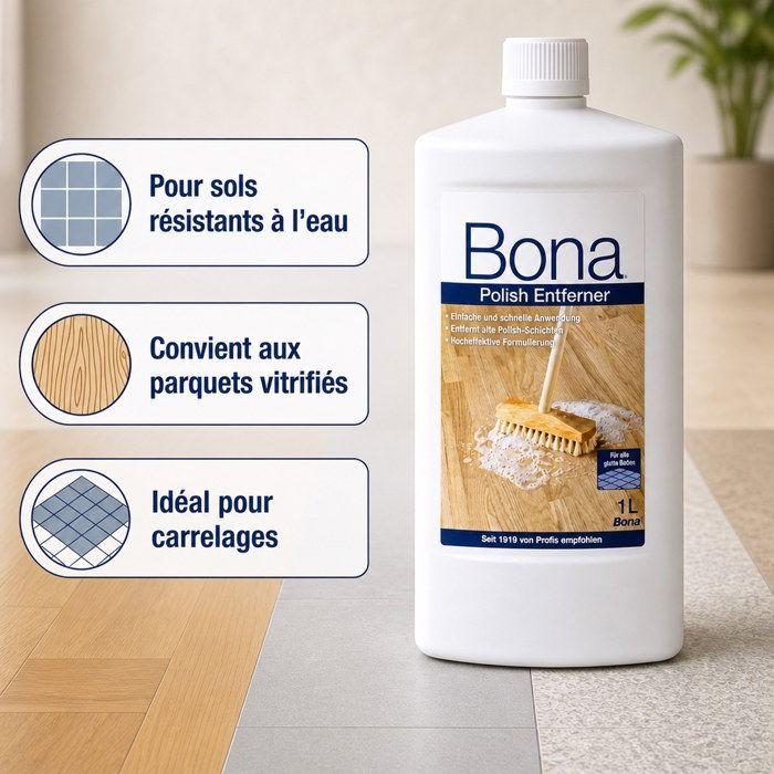 Décapant Polish 1 Liter, Dissolvant Cire, Nettoyant en profondeur