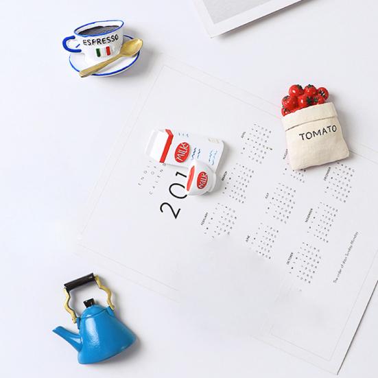 Αυτοκόλλητο σε σχήμα ψωμιού Φορητό Μαγνητικό χαριτωμένο Ψυγείο μαγνήτη για Ψυγείο Κουζίνας