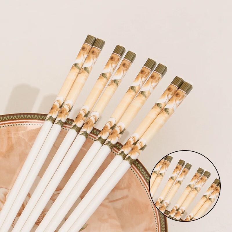 Japanese Camellia Ceramic Chopsticks