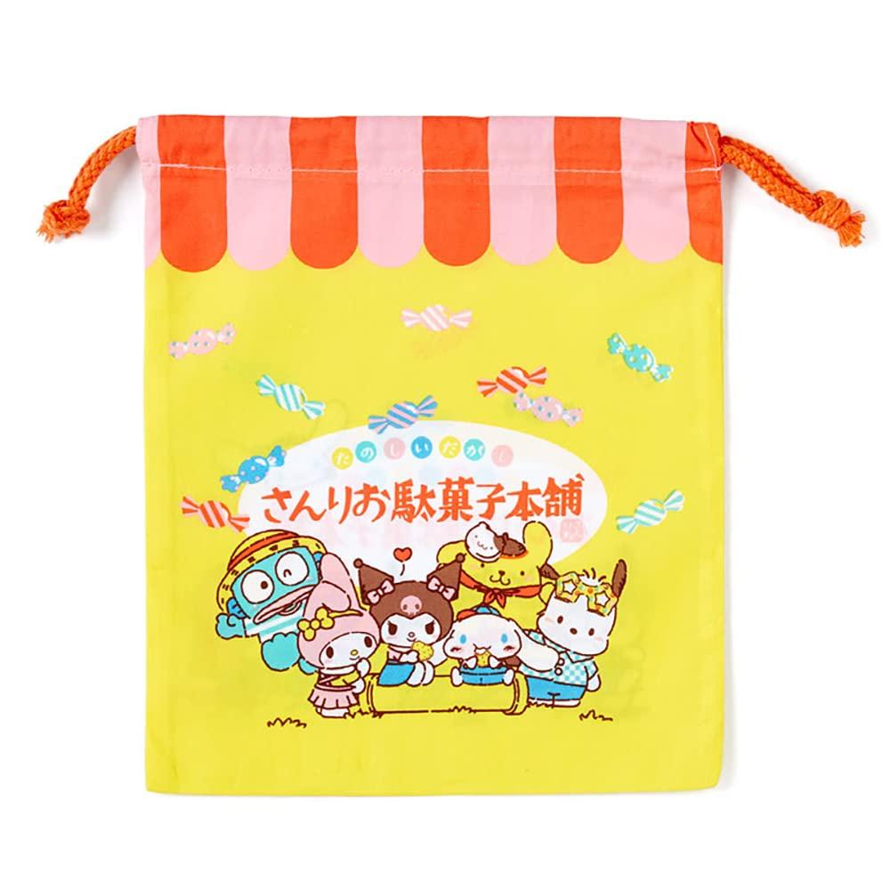 Sanrio Sanrio Characters Drawstring Bag Set of 3 Dagashi 285145 (SANRIO) (Sanrio Honpo)