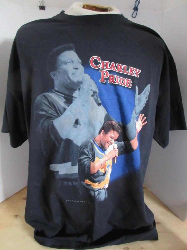 Old Vintage 1997 Charlie Pride Graphic Unisex T-Shirt M