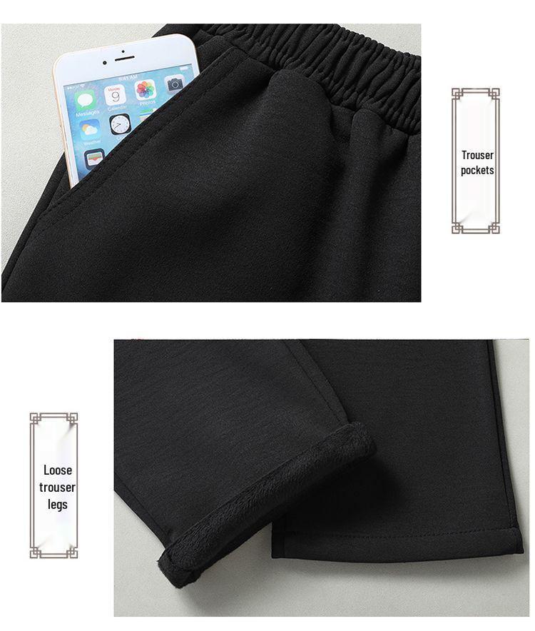 Fleece-Lined Cotton-Padded Tang Suit: Warm Winter Coat for Middle-Aged & Elderly Men