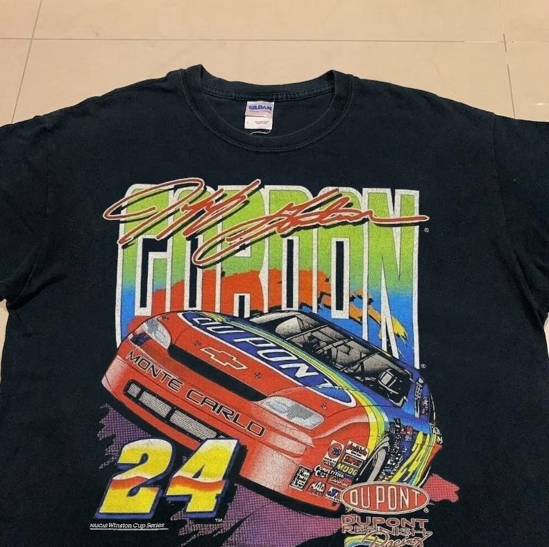 Jeff Gordon Nascar 1997 vintage black short sleeve t-shirt QT2836 Unisex T-Shirt L