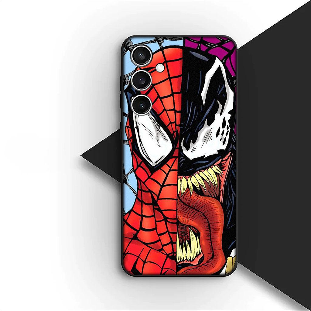 Phone Cover for Motorola Moto G86 G57 E14 E15 G14 G34 G35 G84 G24 A54 G15 Power E22 Case SpiderMan Marvel Venom Spider Man