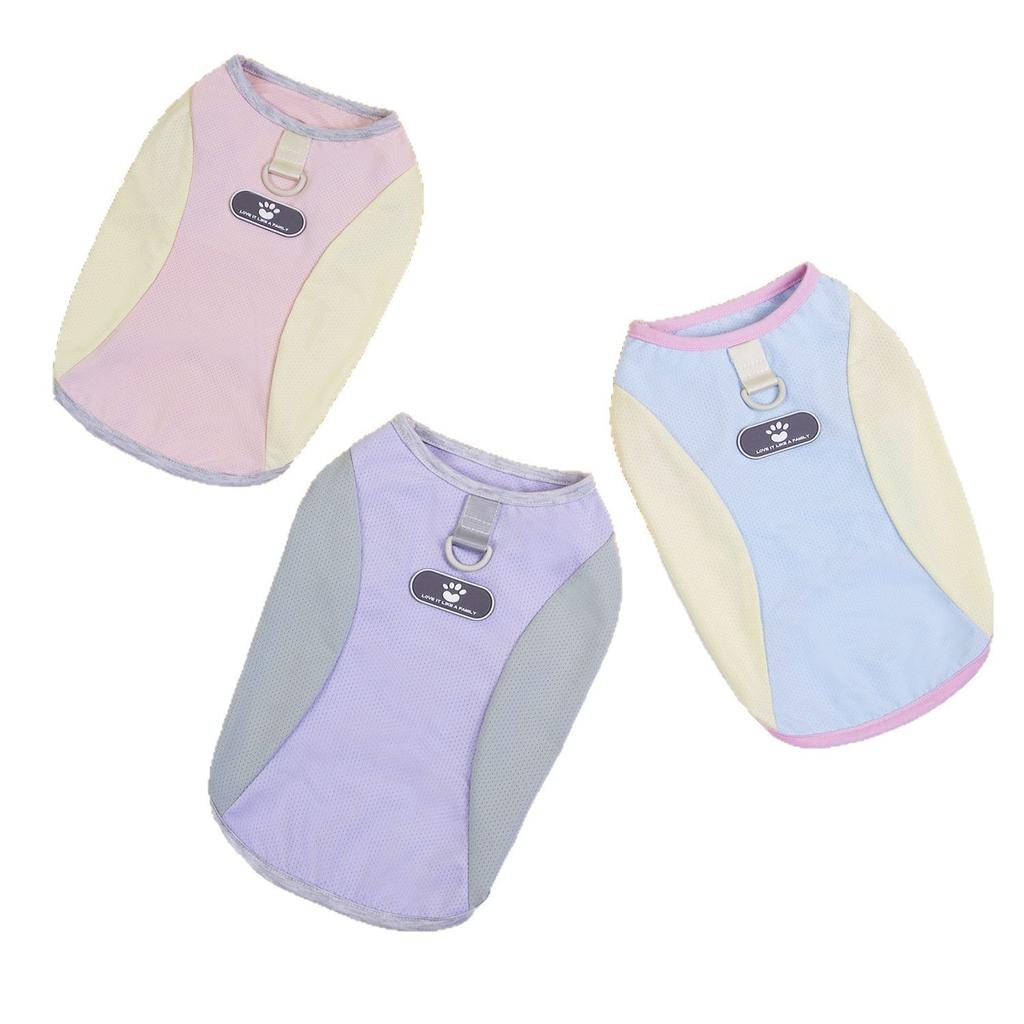 Summer Thin Belly Traction Vest Small Dog Bigbear Teddy Light and Breathable Going Out Pet Dog Dog Clothes