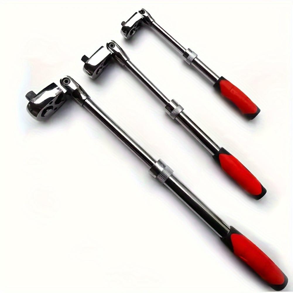 72 Teeth Swivel Head Ratcheting Wrench With Telescoping Handle Quick Release High Sales Manual Tool Accessories