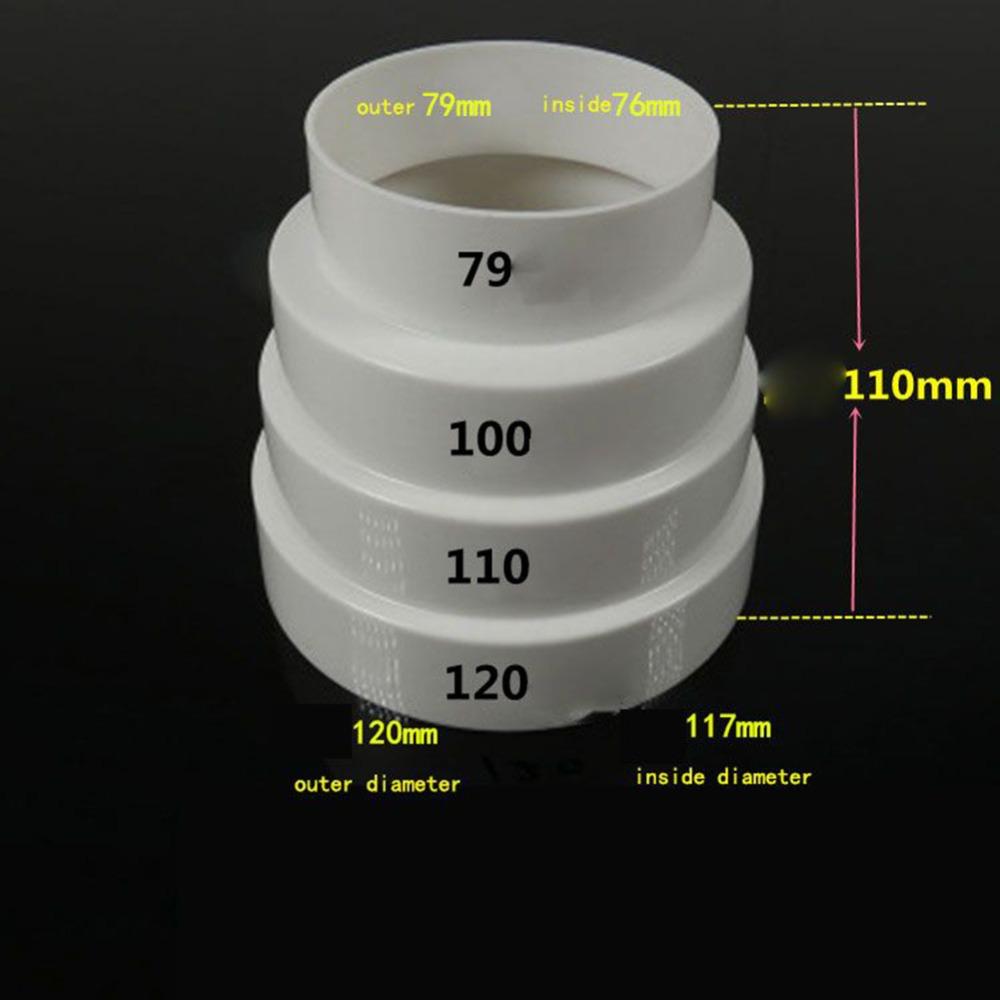 1Pcs For Fan Ventilation Fan Pipe Multi Reducer Extractor Exhaust Duct Durable Duct Tube