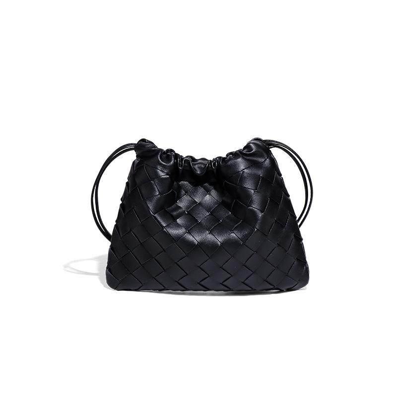 Checkerboard Garbage Bag, Fashionable Cloud Bag, Hand-woven Bag, Mini Cute Single-shoulder Crossbody Women's Bag