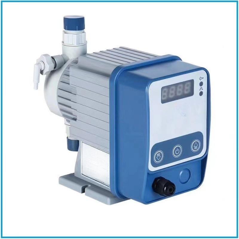 LED Digital Electromagnetic Diaphragm Metering Pump Acid Chemical Liquid Chlorine Metering Dosing Pump For Water Treatment