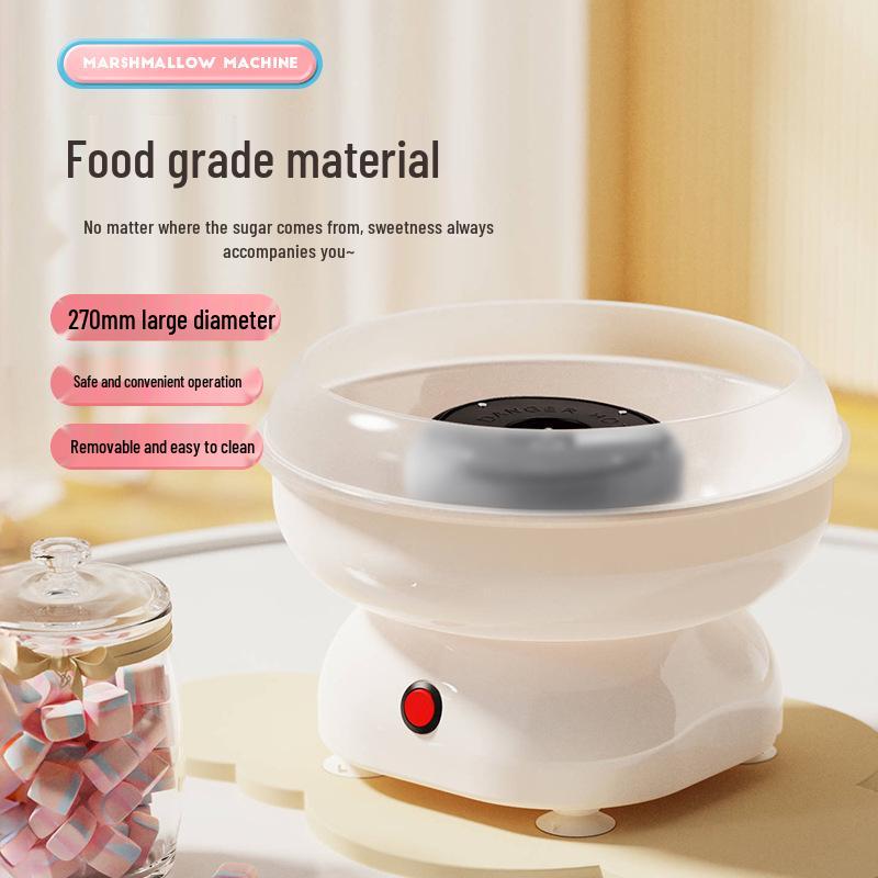 Electric Mini Cotton Candy Machine - Fully Automatic and Stylish for Home Use