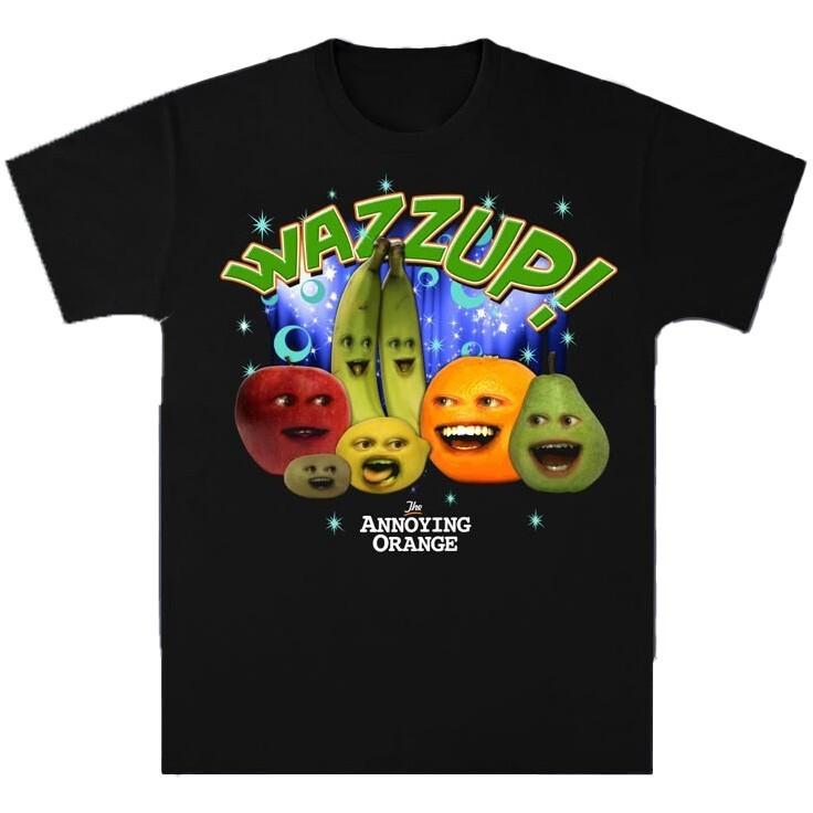 NAZZUPIANNOYIN wbr/ G ANNOYING ORANGE Funny Tee Unisex Short Sleeve Shirt S5XL Unisex T-Shirt M