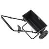 Walk-Behind Push Spreader, 50LBS Capacity, Drop Spreader with Hopper Grate, 18 in Spreading Width & 30 Settings, 10 in All Terrain Tires, Garden &