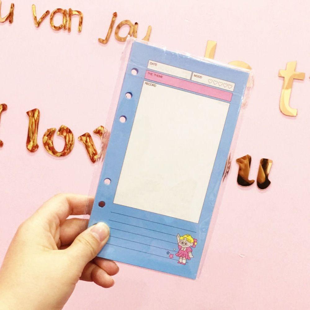 80 Sheets Loose Leaf Paper Refill 6 Holes Binder Inside Page To do List Notebook Refill  Students