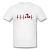 Heartbeat Beekeeping Beekeeper Birthday Funny Unisex Graphic Fashion New Cotton Short Sleeve T Shirts ONeck Harajuku Tshirt