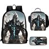 Monster No. 8 Schoolbag Multi-Functional Cross-Border Backpack