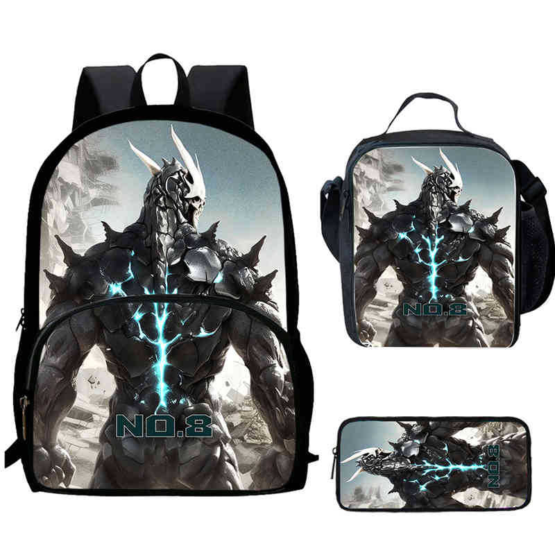 Monster No. 8 Schoolbag Multi-Functional Cross-Border Backpack