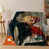 3D Hyunjin Solo KPOP Singer Flannel Blanket,Warm and Cozy Soft Throw Blanket for Home Bedroom Bed Sofa Picnic Office Cover Gift