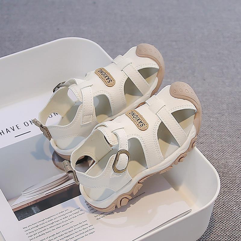 Breathable Boys  Non-slip Closed-toe Sandals for Outdoor Beach - Summer 2026 Primary School Kids with New Soft Sole 26