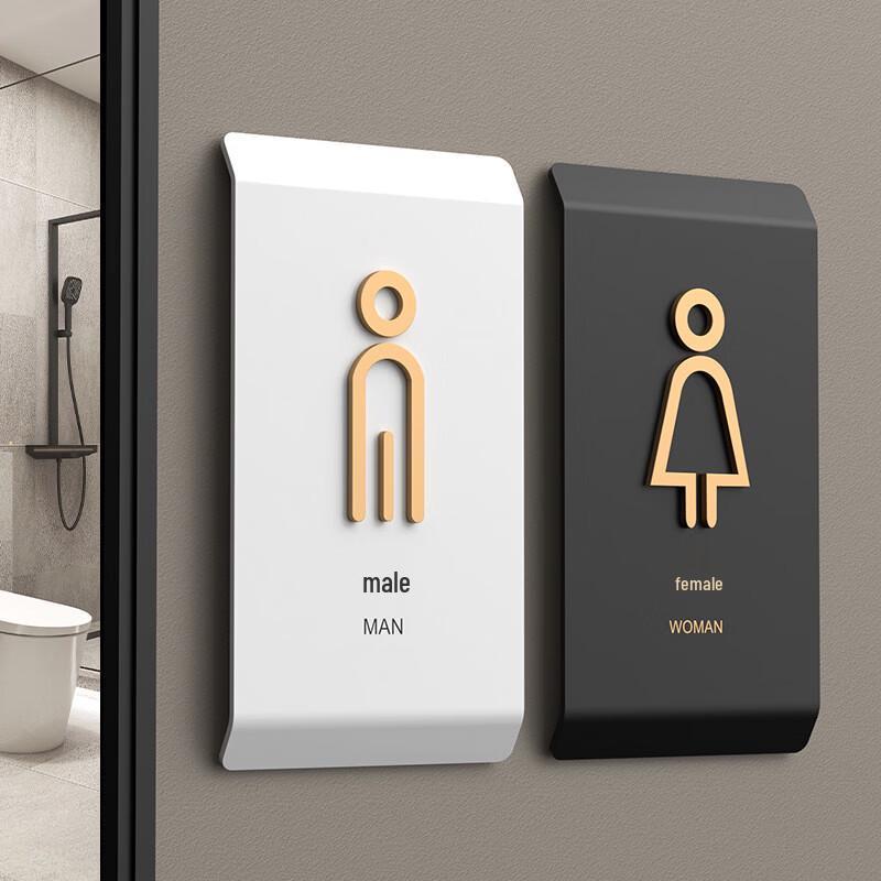 Acrylic Bathroom Door Sign