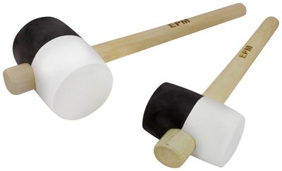 Black And White Rubber Hammer Wooden Handle 900G - E-420-4290