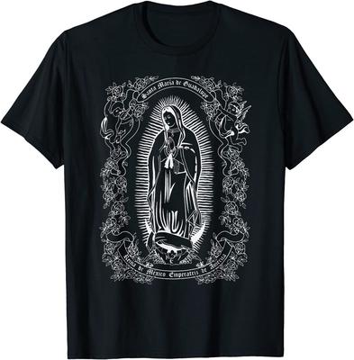 NOU Tricou LIMITAT Virgen de Guadalupe Fecioara lui Guadalupe Tricou Creștin S-5XL Tricou Unisex