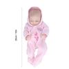 10-inch Reborn Baby Doll, Soft Silicone Reborn Doll with Delicate Face, Comes with Pajamas, Washable, Realistic Baby Doll Toy, 10-inch, Closed Eyes, P