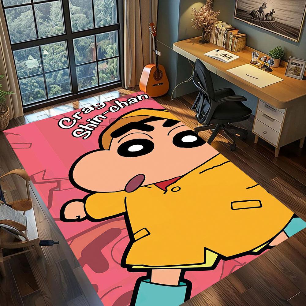 Shinchan anime character Carpet for Living Room Bedroom Home Decor Cool Movie Mat Play Floor Mat